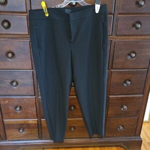 Women's Athleta Pants Stellar Skinny Trouser Size 20 Black - Like New